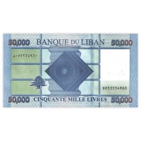 Банкнота Ливан 50000 ливров 2019