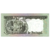 Банкнота Португалия 20 эскудо 1964