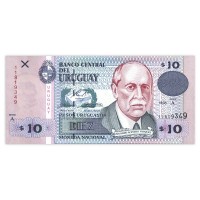 Банкнота Уругвай 10 песо 1998