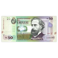 Банкнота Уругвай 50 песо 2015