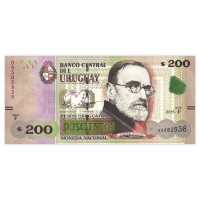 Банкнота Уругвай 200 песо 2015