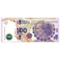 Банкнота Аргентина 100 песо 2014