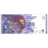 Банкнота Аргентина 100 песо 2014