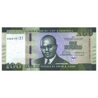 Либерия 100 долларов 2017