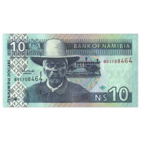Банкнота Намибия 10 долларов 2001