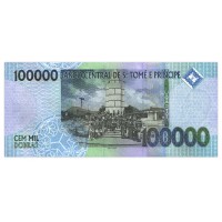 Банкнота Сан-Томе и Принсипи 100000 добра 2013