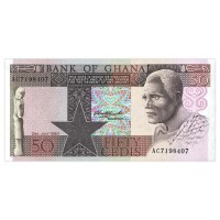 Банкнота Гана 50 седи 1980