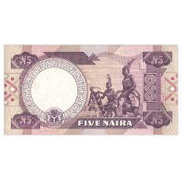 Банкнота Нигерия 5 найра 1984