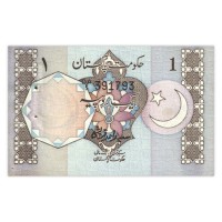 Банкнота Пакистан 1 рупия 1983