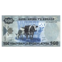 Руанда 500 франков 2013