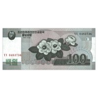 Северная Корея 100 вон 2008