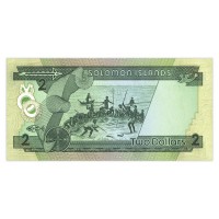 Банкнота Соломоновы острова 2 доллара 1986