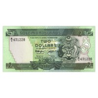 Соломоновы острова 2 доллара 1986