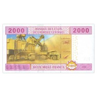 Банкнота Камерун 2000 франков 2002
