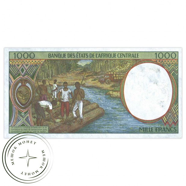 Чад 1000 франков 2000