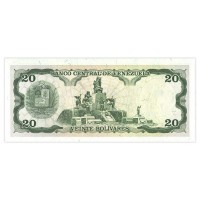 Банкнота Венесуэла 20 боливар 1998