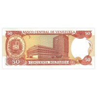 Банкнота Венесуэла 50 боливар 1998