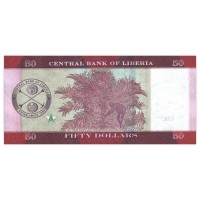 Банкнота Либерия 50 долларов 2016
