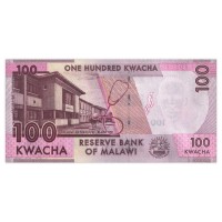 Банкнота Малави 100 квача 2014