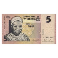 Банкнота Нигерия 5 найра 2006