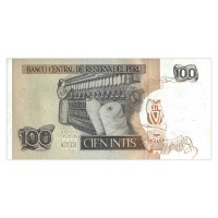 Банкнота Перу 100 инти 1987