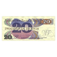 Банкнота Польша 20 злотых 1982