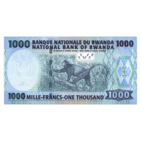 Банкнота Руанда 1000 франков 2008