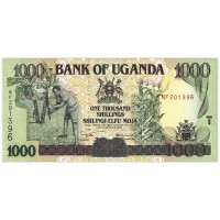 Уганда 1000 шиллингов 2001