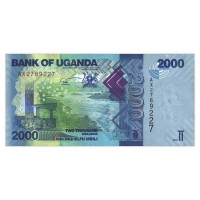 Уганда 2000 шиллингов 2010