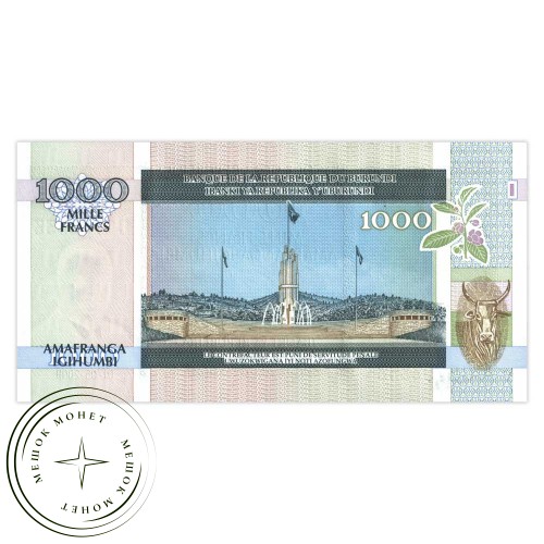 Бурунди 1000 франков 2009 — 937033716