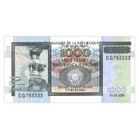 Бурунди 1000 франков 2009