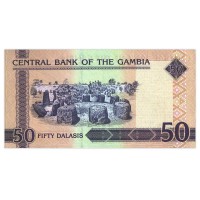 Банкнота Гамбия 50 даласи 2018