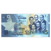 Банкнота Гана 5 седи 2015