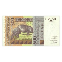 Гвинея-Бисау Литера S 500 франков 2018