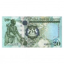 Банкнота Лесото 20 малоти 2009