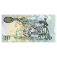 Банкнота Лесото 20 малоти 2009