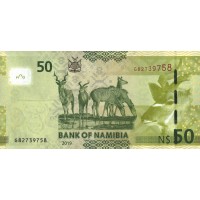 Банкнота Намибия 50 долларов 2018