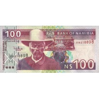 Банкнота Намибия 100 долларов 2003