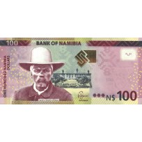 Банкнота Намибия 100 долларов 2018