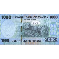 Банкнота Руанда 1000 франков 2019