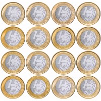 Бразилия 1 реал 2014 - 2016 Олимпиада в Рио набор 16 монет