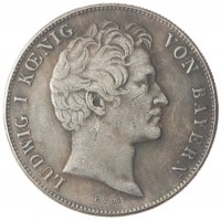 Копия Двойной талер 1846 Бавария - Людвиг I
