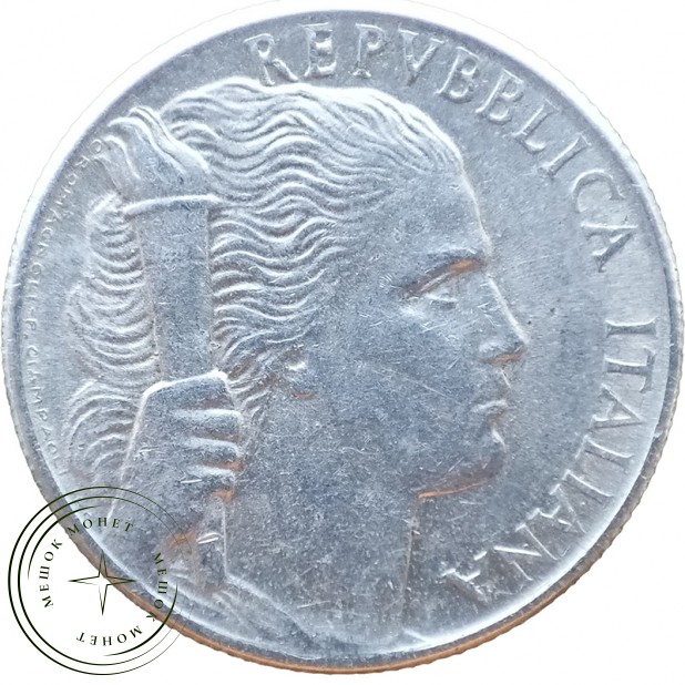 Италия 5 лир 1950