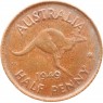 Австралия 1/2 пенни 1949