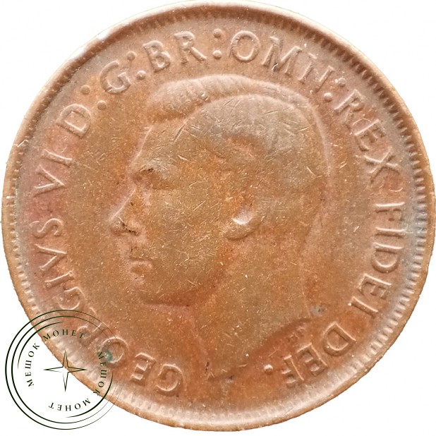 Австралия 1/2 пенни 1949