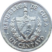 Монета Куба 1 сентаво 1981