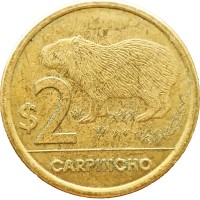 Монета Уругвай 2 песо 2011