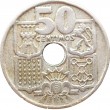 Испания 50 сентимо 1949