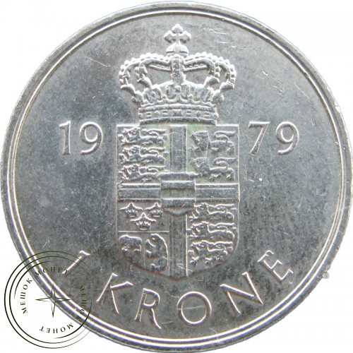 Дания 1 крона 1979 — 90621425-2