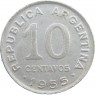 Аргентина 10 сентаво 1955